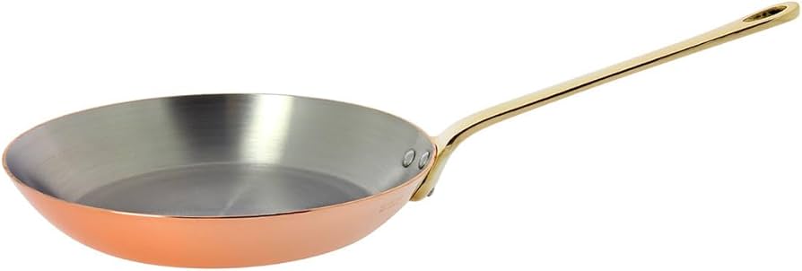 フランスde Buyer IH可24cm銅ソテーパン4 IH対応フランス製銅フライパン24cm de Buyer